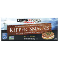 <img alt="3 PACK of Crown Prince Natural, Kipper Snacks with Cracked Black Pepper, 3.25 oz (92 g)" title="3 PACK of Crown Prince Natural, Kipper Snacks with Cracked Black Pepper, 3.25 oz (92 g),073230008030"