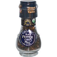 3 PACK of Drogheria & Alimentari, Organic Black Pepper Corns Mill, 1.59 oz (45 g)