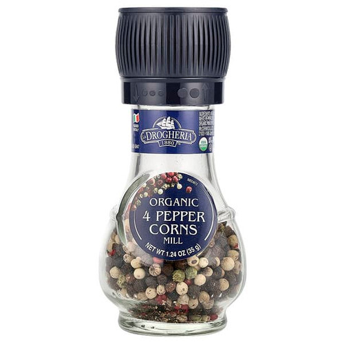 <img alt="Drogheria & Alimentari, Organic 4 Peppercorns Mill, 1.24 oz (35 g)" title="Drogheria & Alimentari, Organic 4 Peppercorns Mill, 1.24 oz (35 g),656385359006"