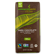 3 PACK of Endangered Species Chocolate, Forest Mint + Dark Chocolate, 3 oz (85 g)