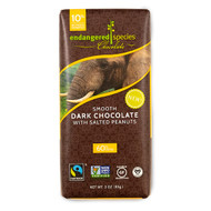 Endangered Species Chocolate, Smooth Dark Chocolate with Salted Peanuts, 3 oz (85 g)