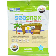 SeaSnax, Premium Roasted Seaweed Snack, Wasabi, 0.54 oz (15 g)