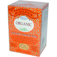 St. Dalfour, Organic, Golden Peach Tea, 25 Tea Bags, 1.75 oz (50 g)