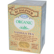St. Dalfour, Organic, Vanilla Tea, 25 Tea Bags, 1.75 oz (50 g)