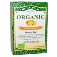 St. Dalfour, Organic, Golden Mango Green Tea, 25 Envelopes, 1.75 oz (50 g)