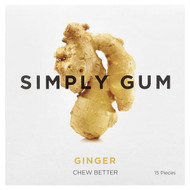 <img alt="3 PACK of Simply Gum, Chewing Gum, Ginger , 15 Pieces" title="3 PACK of Simply Gum, Chewing Gum, Ginger , 15 Pieces,852466006030"