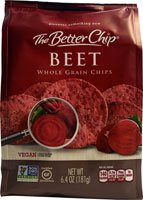 3 PACK of The Better Chip Beet Whole Grain Chips -- 6.4 oz
