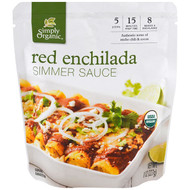 Simply Organic, Organic Simmer Sauce, Red Enchilada, 8 oz (227 g) (Discontinued Item)