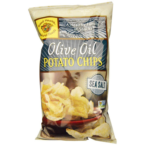 Good Health Inc. Kettle Style Olive Oil Potato Chips Sea Salt 5 oz