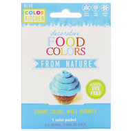3 PACK of ColorKitchen, Decorative, Food Colors From Nature, Blue, 1 Color Packet, 0.088 oz (2.5 g)