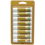 Sierra Bees, Organic Lip Balms, Cocoa Butter, 8 Pack, .15 oz (4.25 g) Each