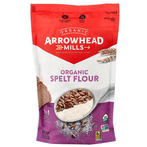 <img alt="Arrowhead Mills, Organic Spelt Flour, 22 oz (623 g)" title="Arrowhead Mills, Organic Spelt Flour, 22 oz (623 g),074333684312"