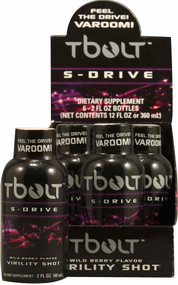 Revo Biolabs T-bolt S-Drive Virility Shot Wild Berry - 2 fl oz
