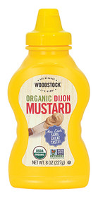 3 PACK of Woodstock Organic Dijon Mustard -- 8 oz