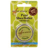 3 PACK of Out Of Africa Travel Pure Shea Butter for Lips Cuticles and More with Vitamin E For Extreme Hydration Verbena -- 0.5 oz