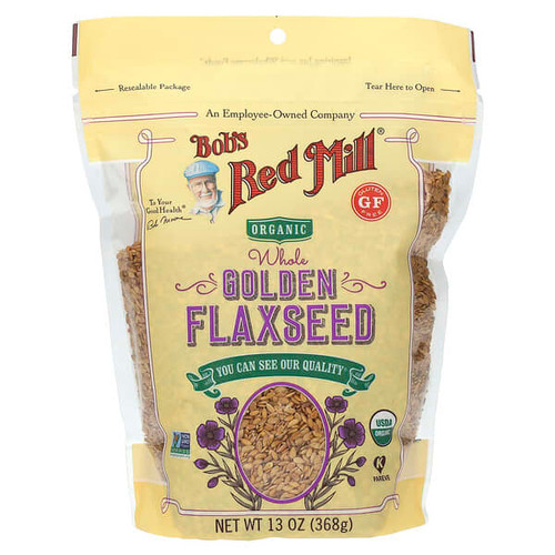 <img alt="Bobs Red Mill, Organic Whole Golden Flaxseed, 13 oz (368 g)" title="Bobs Red Mill, Organic Whole Golden Flaxseed, 13 oz (368 g),039978029393"