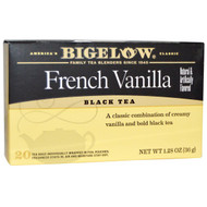 Bigelow, Black Tea, French Vanilla, 20 Tea Bags, 1.28 oz (36 g) (Discontinued Item)