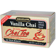 3 PACK of Bigelow Tea Black Tea Vanilla Chai -- 20 Tea Bags
