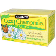 3 PACK of Bigelow Tea Herbal Tea Caffeine Free Cozy Chamomile -- 20 Tea Bags
