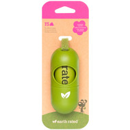3 PACK of Earth Rated, Leash Dispenser, Dog Waste Bags, Lavender Scented, 15 Bags