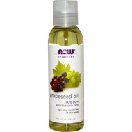 3 PACK of Now Foods, Solutions, Grapeseed Oil, 4 fl oz (118 ml)