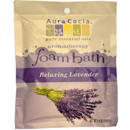 3 PACK of Aura Cacia, Aromatherapy Foam Bath, Relaxing Lavender, 2.5 oz (70.9 g)