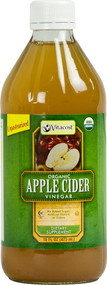 3 PACK OF Vitaco Organic Apple Cider Vinegar with Mother -- 16 fl oz