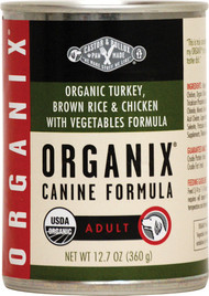 Castor & Pollux, Organix Dog Formula,  Turkey and Vegetable - 12.7 oz