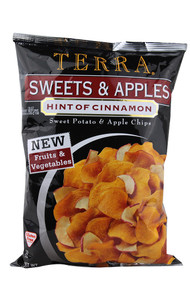 3 PACK of Terra Real Vegetable Chips Sweets & Apples Hint of Cinnamon -- 5.5 oz