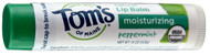 Toms of Maine, Organic Natural Lip Balm Moisturizing,  Peppermint - 0.15 oz