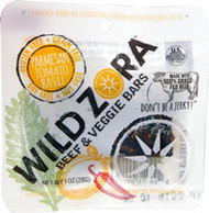 Wild Zora Beef & Veggie Bars Parmesan Tomato Basil - 1 oz