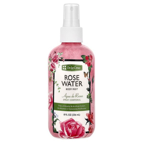 <img alt="De La Cruz, Rose Water Body Mist, 8 fl oz (236 ml)" title="De La Cruz, Rose Water Body Mist, 8 fl oz (236 ml),324286155552"