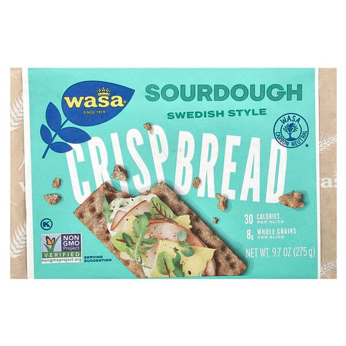 <img alt="Wasa Flatbread, Crispbread, Sourdough, 9.7 oz (275 g)" title="Wasa Flatbread, Crispbread, Sourdough, 9.7 oz (275 g),033617340610"