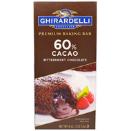 Ghirardelli, Premium Baking Bar, 60% Cacao Bittersweet Chocolate, 4 oz (113.5 g)