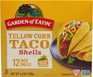 3 PACK of Garden of Eatin' Yellow Corn Taco Shells -- 12 Taco Shells