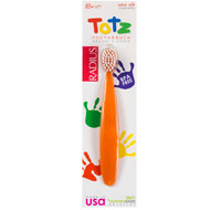 3 PACK of RADIUS, Totz Toothbrush, 18 + Months, Extra Soft, Orange Sparkle