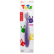 3 PACK of RADIUS, Totz Toothbrush, 18+ Months, Extra Soft, Purple Sparkle