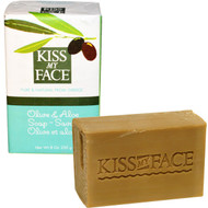 3 PACK OF Kiss My Face, Olive Oil Soap, Olive & Aloe, 8 oz (230 g)