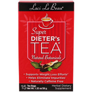 Natrol, Laci Le Beau, Super Dieters Tea, Natural Botanicals, 15 Tea Bags, 1.32 oz (38 g)