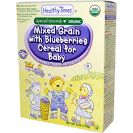 Healthy Times, Organic Cereal for Baby, Mixed Grain with Blueberries, 6 oz (170 g)