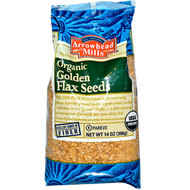 Arrowhead Mills, Organic Golden Flax Seeds, 14 oz (396 g) (5 PACK)
