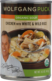 3 PACK of Wolfgang Puck Organic Soup Free Range Chicken with White and Wild Rice -- 14.5 oz