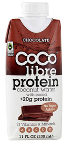 Coco Libre, Protein Coconut Water,  Chocolate - 11 fl oz