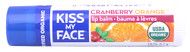 Kiss My Face, Organic Lip Balm,  Cranberry Orange - 0.15 oz