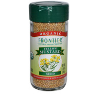3 PACK of Frontier Co-Op Organic Yellow Mustard Seed -- 3.05 oz