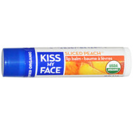 Kiss My Face, Organic Lip Balm, Sliced Peach, .18 oz (5.1 g)