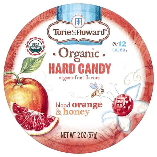 <img alt="Torie & Howard, Organic Hard Candy, Blood Orange & Honey, 2 oz (57 g)" title="Torie & Howard, Organic Hard Candy, Blood Orange & Honey, 2 oz (57 g),853715003060"