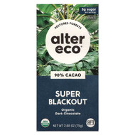 <img alt="Alter Eco, Organic Dark Chocolate Bar, Super Blackout, 90% Cacao, 2.65 oz (75 g)" title="Alter Eco, Organic Dark Chocolate Bar, Super Blackout, 90% Cacao, 2.65 oz (75 g),817670011089"