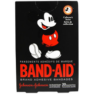 Band Aid, Adhesive Bandages, Disney Mickey Mouse, 20 Assorted Sizes