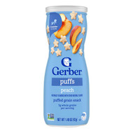 <img alt="Gerber, Puffs, Puffed Grain Snack, 8+ Months, Peach, 1.48 oz (42 g)" title="Gerber, Puffs, Puffed Grain Snack, 8+ Months, Peach, 1.48 oz (42 g),015000045258"